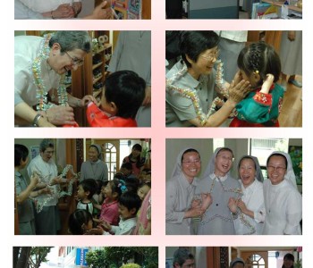 크리스티안 총장수녀님 당감복지관 방문 이미지